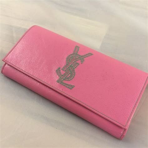 saint laurent long wallet.